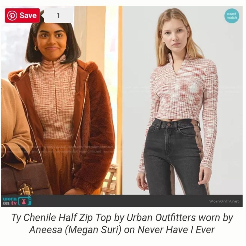 Urban Outfitters Ty Chenile Half Zip Top Longlseeve Sweater Size Small